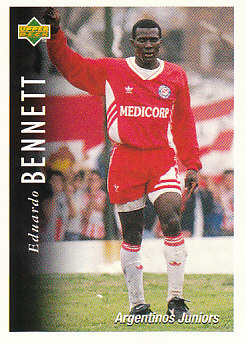 Eduardo Bennett Argentinos Juniors 1995 Upper Deck Futbol Argentina #105